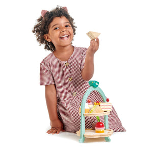 Tender Leaf Toys Birdie Afternoon Tea Stand - Lifestyle