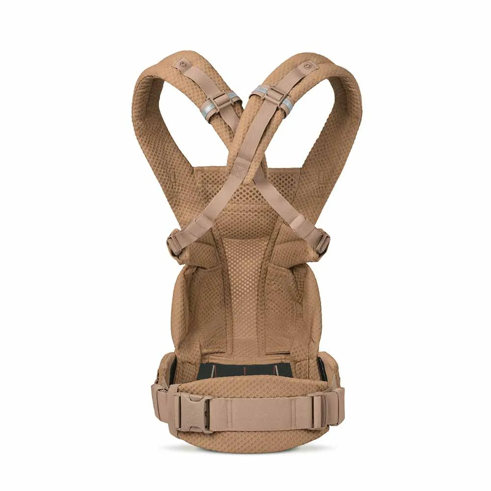 Ergobaby Omni Breeze Baby Carrier - Camel Brown - Cross Straps