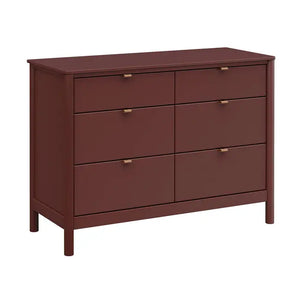 Babyletto Bondi 6-Drawer Dresser - Crimson