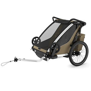 Thule Chariot Cross 2 Double Multisport Bike Trailer - FlipWing