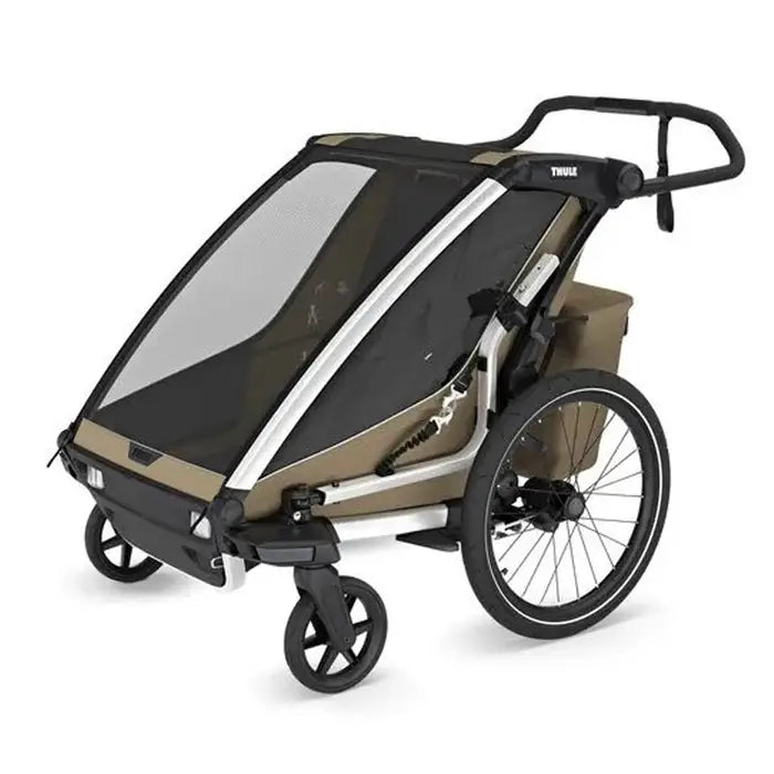 Faded Khaki - Thule Chariot Cross 2 Double Multisport Bike Trailer