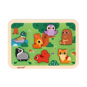 Janod My First Chunky Puzzle - Forest Animals