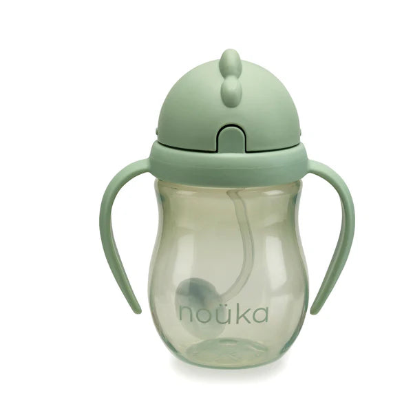 Noüka Non-Spill Weighted Straw Cup - Moss