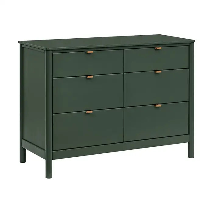 Babyletto Bondi 6-Drawer Dresser - Forest Green