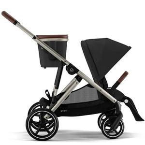 Moon Black/Taupe Frame - CYBEX Gazelle S Stroller