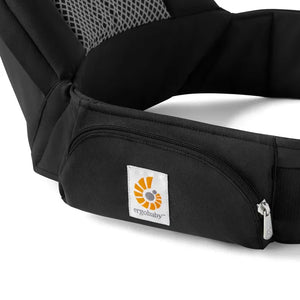 Ergobaby Lift Hip Seat Baby Carrier - Onyx Black - Carry Pouch