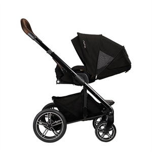 Nuna MIXX Next Stroller - Caviar Bassinet Mode