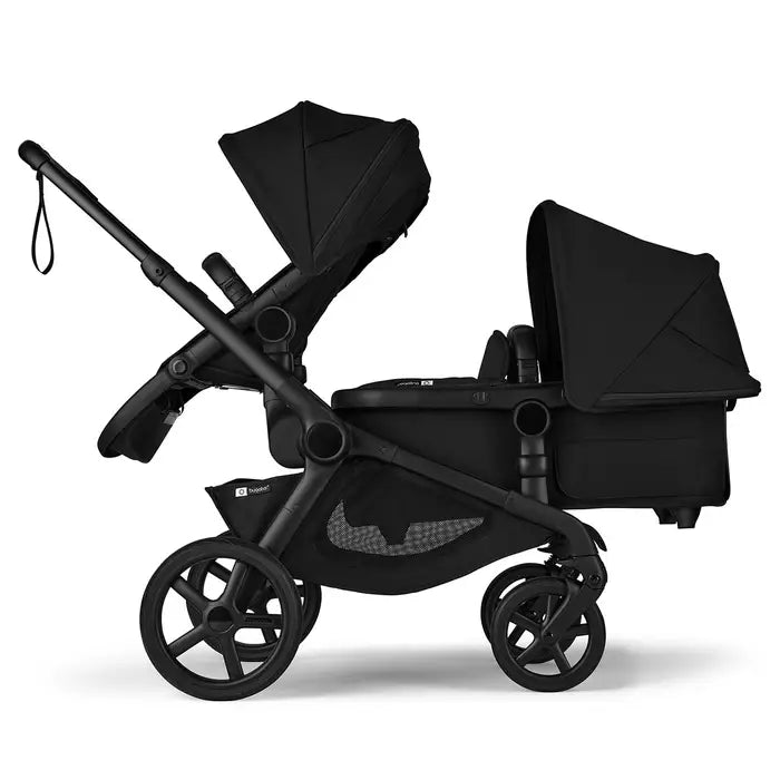 Black/Midnight Black  Bugaboo Kangaroo Sibling Seat -  Mode 1