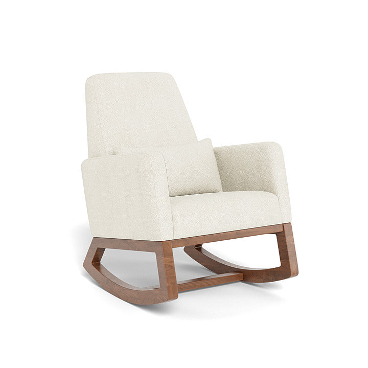 Monte Design nursing chair Ivory Boucle  / Walnut Monte Design Joya Rocker - Performance