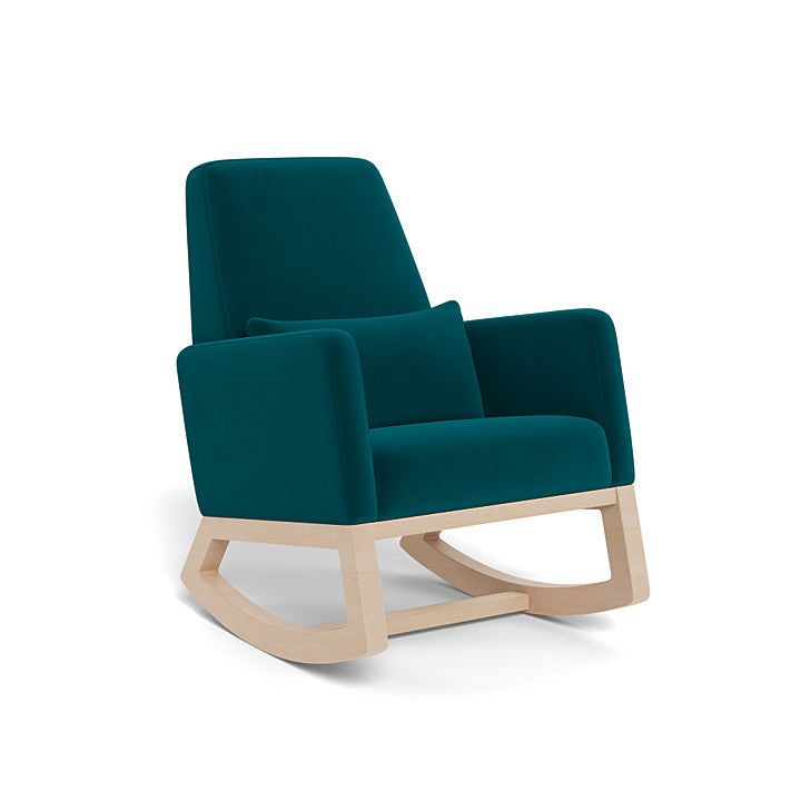 Monte Design nursing chair peacock velvet / maple) Monte Design Joya Rocker - Performance