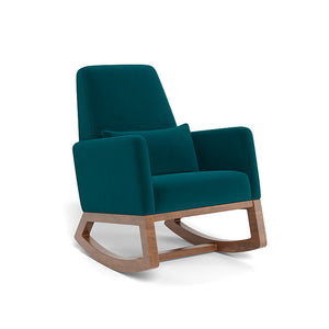 Monte Design nursing chair peacock velvet / walnut) Monte Design Joya Rocker - Performance