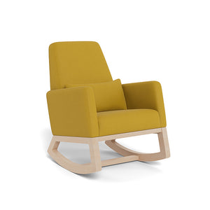 Monte Design nursing chair saffron yellow felt / maple Monte Design Joya Rocker - Performance