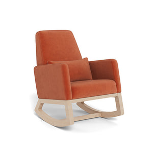 Monte Design nursing chair terracotta velvet / maple) Monte Design Joya Rocker - Performance