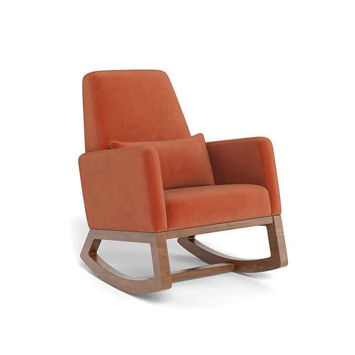 Monte Design nursing chair terracotta velvet / walnut + $200) Monte Design Joya Rocker - Performance