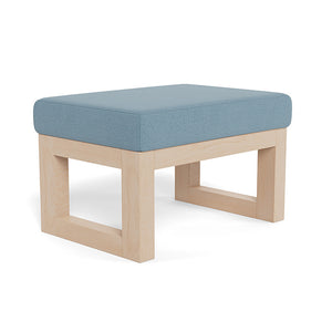 Monte Design ottoman frost blue Felt / maple Monte Design Joya Ottoman - Performance