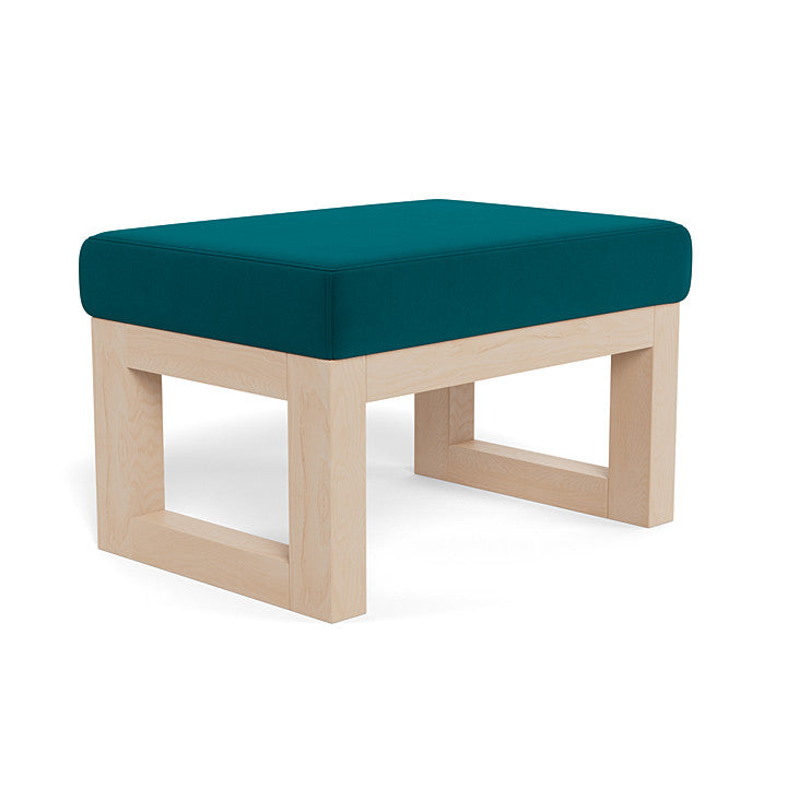 Monte Design ottoman peacock Velvet / maple Monte Design Joya Ottoman - Performance