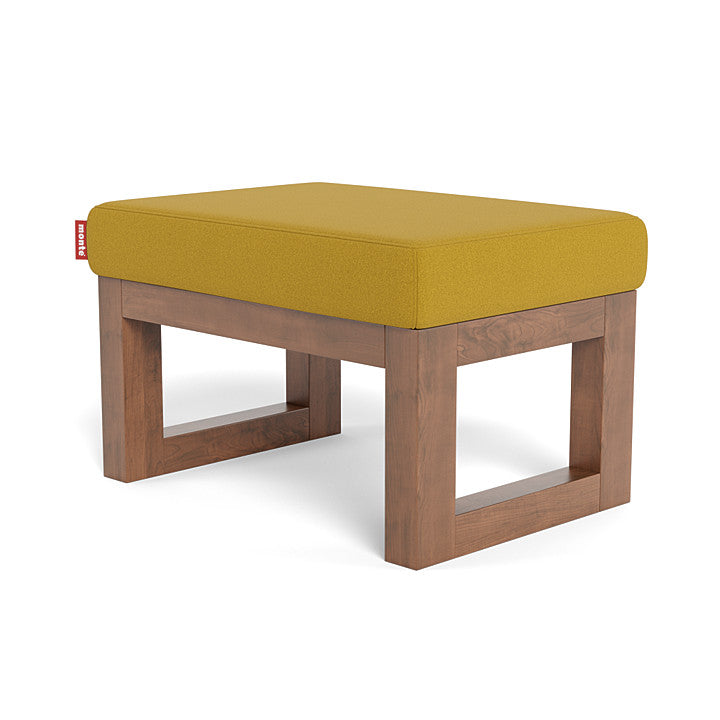 Monte Design ottoman Saffron Yellow Felt / Walnut (+$100) Monte Design Joya Ottoman - Performance