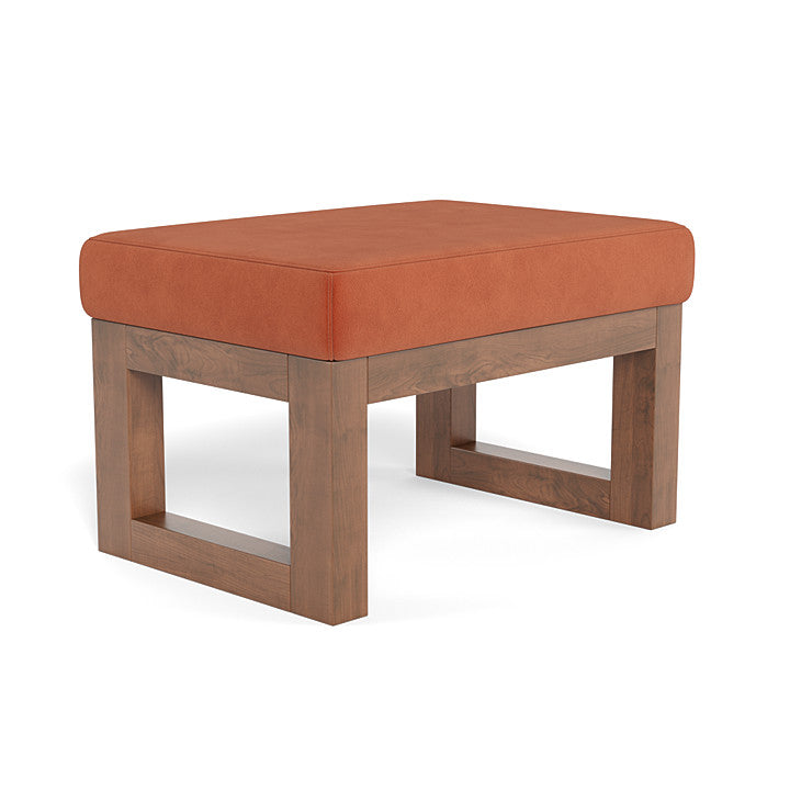 Monte Design ottoman terracotta Velvet / Walnut (+$100) Monte Design Joya Ottoman - Performance