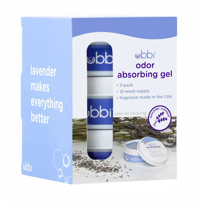 Ubbi Odour Absorbing Gel - 3 PK Packaging