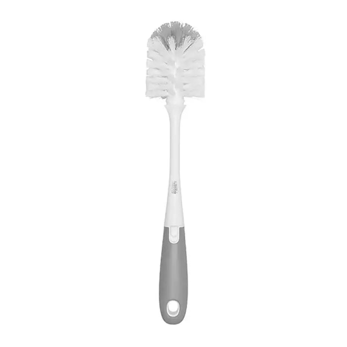 OXO Tot Bottle Brush with Detail Cleaner and Stand - Grey Bottle Brush