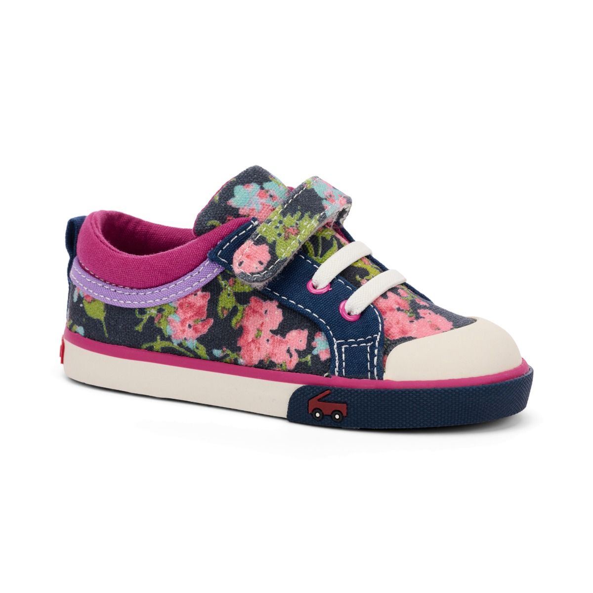 See Kai Run Peyton High Top Sneaker - Chambray Shimmer - Momease Baby  Boutique