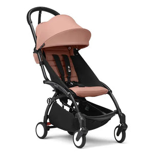 Ginger/Black Frame - Stokke® YOYO³ Stroller Bundle (6M+)