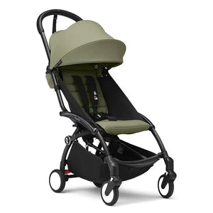 Olive/Black Frame - Stokke® YOYO³ Stroller Bundle (6M+)