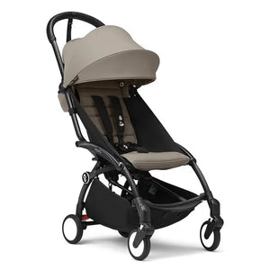 Taupe/Black Frame - Stokke® YOYO³ Stroller Bundle (6M+)