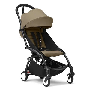 Toffee/Black Frame - Stokke® YOYO³ Stroller Bundle (6M+)