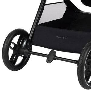 Maxi-Cosi Oxford Stroller - Essential Black Foot Brake and Suspension