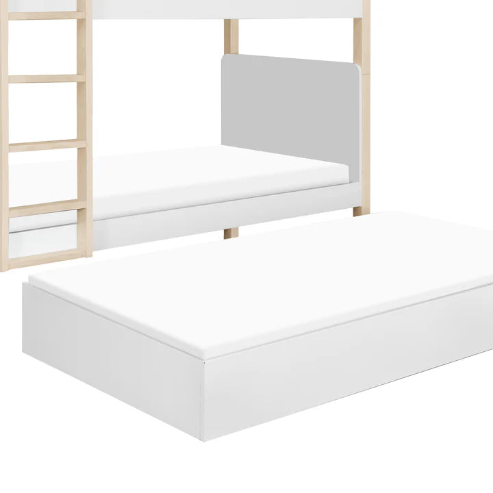 Babyletto TipToe Bunk Bed - White / Washed Natural