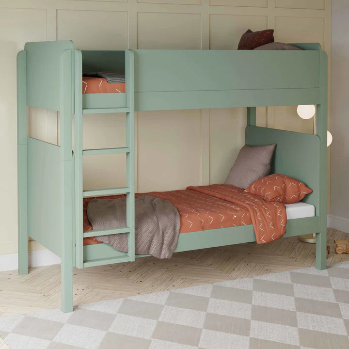 Babyletto TipToe Bunk Bed - Light Sage Lifestyle 1