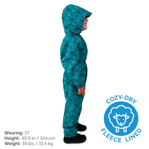 Jan & Jul Fleece Lined Rain Suit Summer Camp - Side View