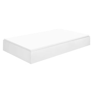 Babyletto Universal Twin Storage Trundle Bed - White with Mattress