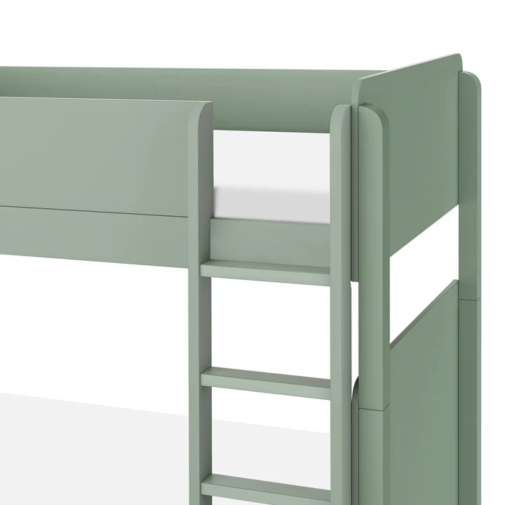 Babyletto TipToe Bunk Bed - Light Sage Ladder Detail