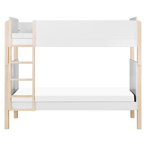 Babyletto TipToe Bunk Bed - White / Washed Natural