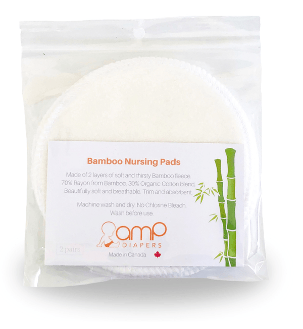 AMP Bamboo Washable Nursing Pads (4 PK/2 Sets)