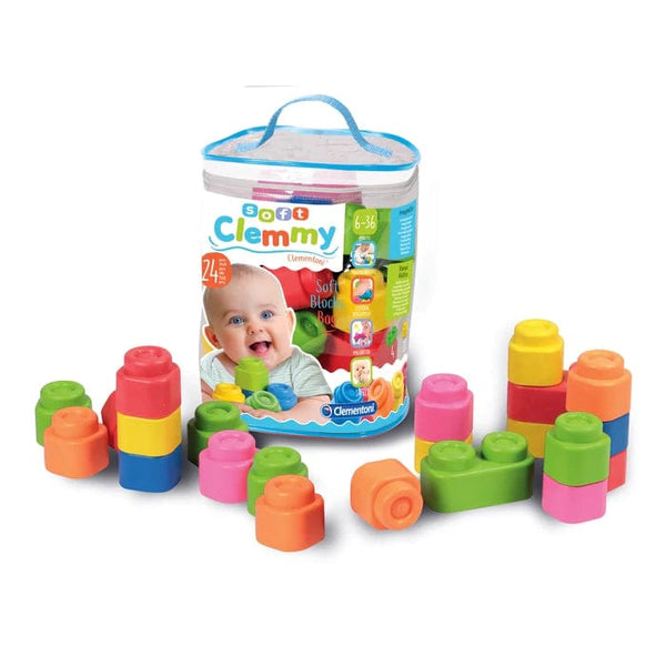 Clemontoni Soft Clemmy Blocks Bag Set - 24 PC - Momease Baby Boutique