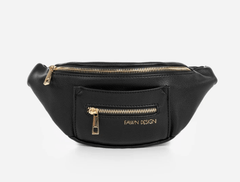Fawn Design The Fawny Faux Leather Belt Bag in Black