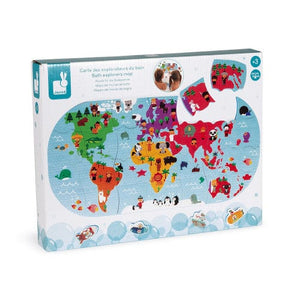 Janod bath toy Janod Bath Explorers Map