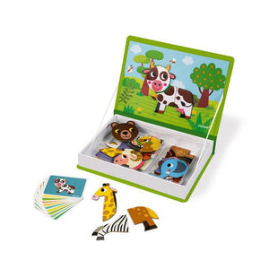 Janod puzzle Janod Magneti'book - Animals