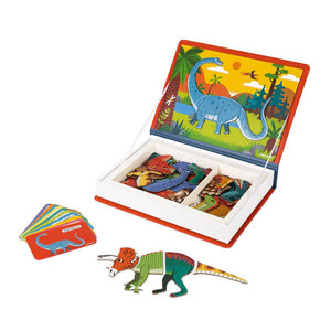 Janod puzzle Janod Magneti'book - Dinosaurs