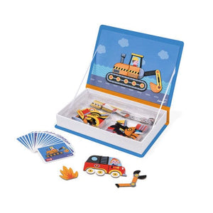 Janod puzzle Janod Magneti'book - Racers