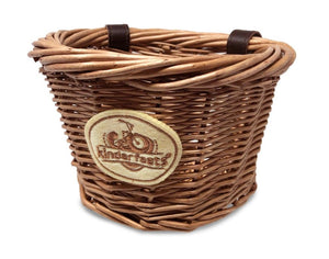 Kinderfeets balance bike Kinderfeets Wicker Bike Basket