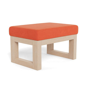 Monte Design ottoman Orange Microfibre / Maple Monte Design Joya Ottoman - Performance