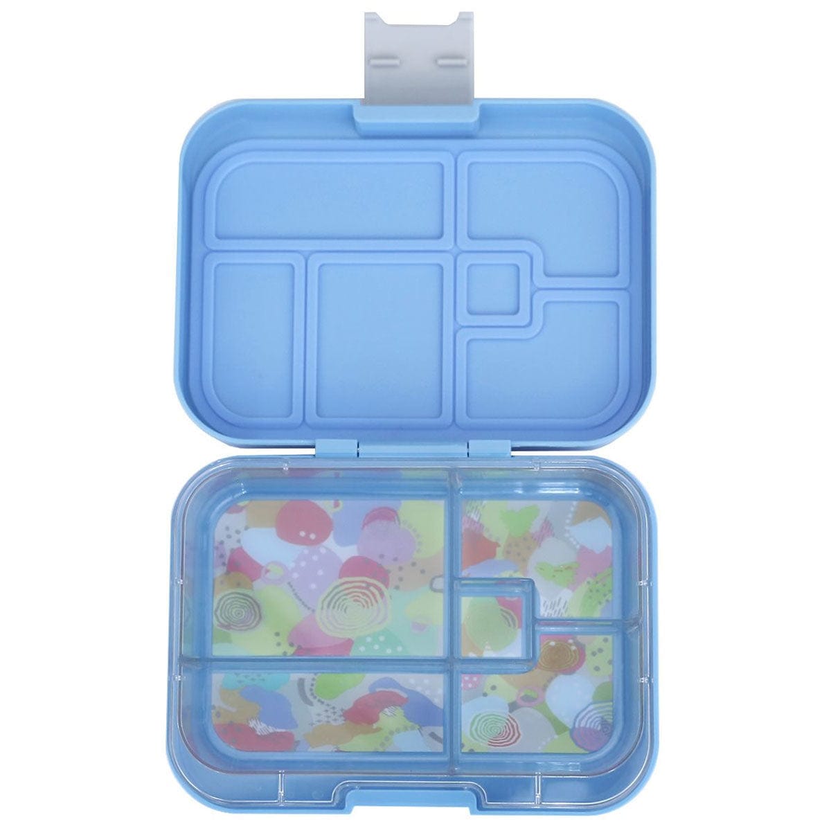 Yumbox Snack 3-Compartment Snack Box - Monte Carlo Blue/Clear Navy Tra -  Momease Baby Boutique