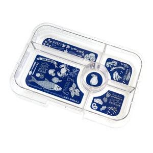 Yumbox lunch box Yumbox Tapas 5-Compartment Food Tray - Antibes Blue