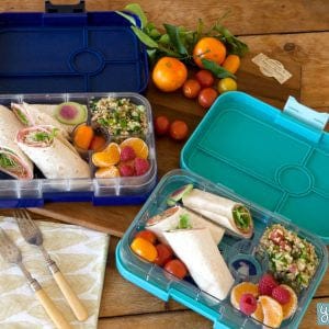 Yumbox lunch box Yumbox Tapas 5-Compartment Food Tray - Antibes Blue